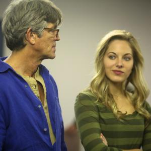 on set of Deadline with Eric Roberts