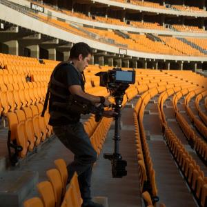 3D Steadicam shot at Soccer stadium in Johannesburg S.Africa for Sony world cup 3D DVD.