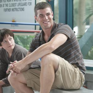 Still of Nathan Gamble and Austin Stowell in Dolphin Tale 2011