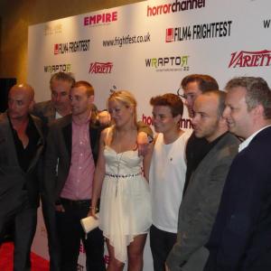 The Thompsons cast  producers at the screening in Empire Leicester Square London