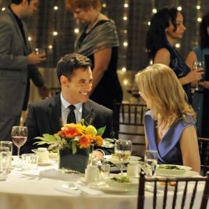 Still of Helen Slater and Adrian Pasdar in The Lying Game 2011