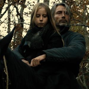 Still of Mads Mikkelsen and Mélusine Mayance in Michael Kohlhaas (2013)