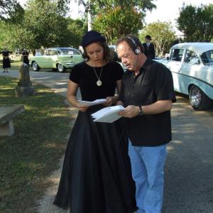 This is ths late greatly missed writerproducer director Gene Burns giving notes between takes on the set of Ruths Locket