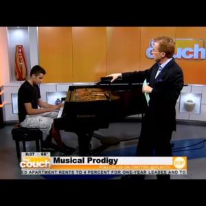 Christopher McGinnis performs at CBS studios with John Elliott on THE COUCH in nyc