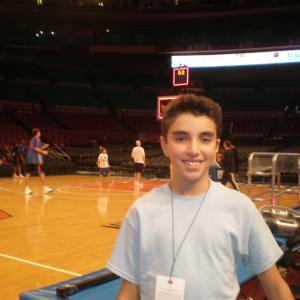 Christopher played piano for the NY Knicks halftime show at Madison Square Garden 2009