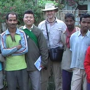 Meeting new friends in the jungle of northeast India