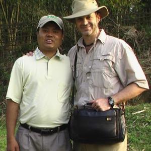 Rob and his translator in northeast India.