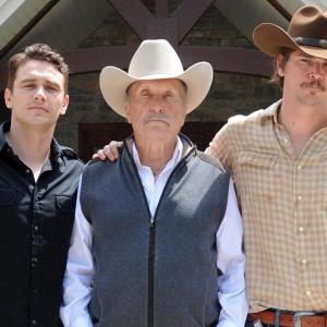 Still of Robert Duvall Josh Hartnett and James Franco in Wild Horses 2015