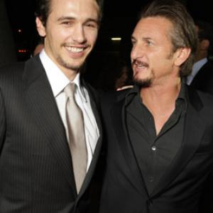 Sean Penn and James Franco at event of Milk 2008