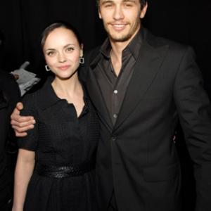 Christina Ricci and James Franco