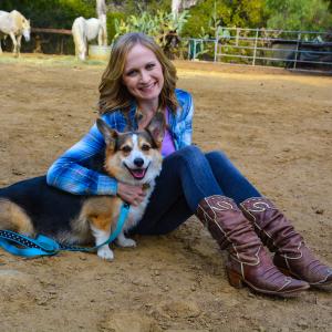 Leandra Ryan and her dog Shipley