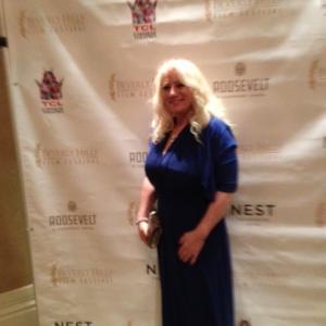 Kathy at the Beverly Hills Film Festival 2014 Nominated Finalist