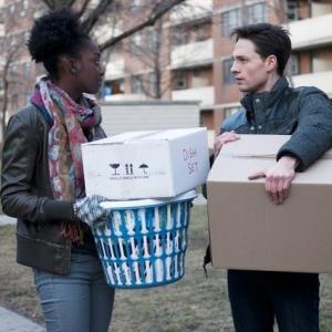 Still of Gregory Smith and Mouna Traoré in Rookie Blue (2010)