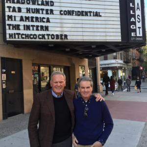 Tab Hunter and Allan Glaser at Village East Cinemas, NYC - theatrical premiere of TAB HUNTER CONFIDENTIAL.