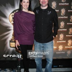 With director, Padraig Reynolds, at Screamfest 2011 for event of Rites of Spring