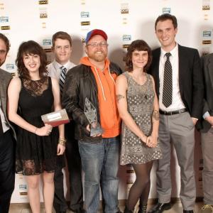 Andrew Bush Evany Rosen Scott Vrooman Brian MacQuarrie Cheryl Hann Kyle Dooley  Mark Little on the 12th Annual Canadian Comedy Awards Red Carpet