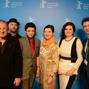 Premiere The Zigzag Kid at Berlinale with Thomas de Prins Thomas Simon Burghart Klaussner Isabella Rossellini Jessica Zeylmaker en Vincent Bal