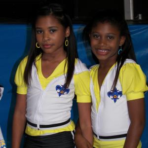 Me and my lil sis Layla New Orleans Hornets 200910 Stingers Junior HipHop Team