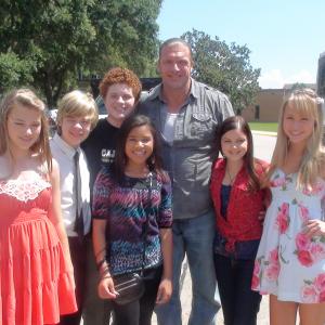 Taylor Faye Ruffin with castmates on the set of The Chaperone 62010 What Great Fun!!!! 