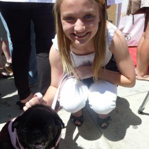 Star on the horizon Laci Kay who has shared screen time with Christina Aguilera Denise Richards Jessica Biel and Jerry OConnell shared the spotlight with Phoebe Rose on the red carpet at the Angels in Fur Dog Rescue Fundraiser on April 30 2011