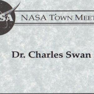 Dr. Charles Swan invited to the NASA meeting by the Administrator