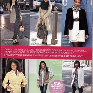 Essence Magazine November 2010 Style on The Streets