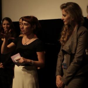 Premiere for HELL at the Anthology Film Archives NYC Lisa Stock with the cast of HELL
