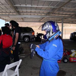 Knock Out Karting getting Alena Dawn Ready to Race