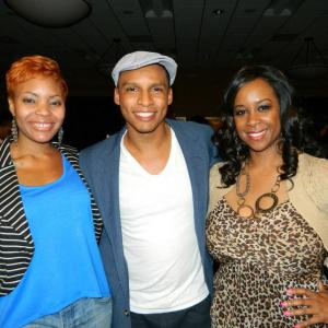 Actor Will Dalton along with Katrina Howell and LaTonya Simms at a Fundraiser for Independent Film Makers.
