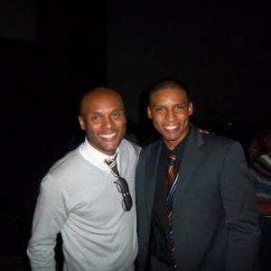 Kenny Lattimore and Actor Will Dalton at the screening of 24 Hour Love at the Hollywood Black Film Festival