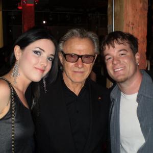 With Harvey Keitel and Dale Lennon at the Beginner's Guide to Endings TIFF Screening Afterparty
