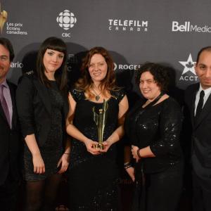 Canadian Screen Awards winning photo for Best Sound in a Comedy, Variety or Performing Arts Program or Series for Todd and the Book of Pure Evil.