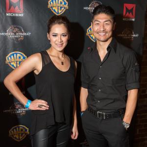 Mortal Kombat Legacy II Event. From Left to Right - Samantha Jo, Brian Tee