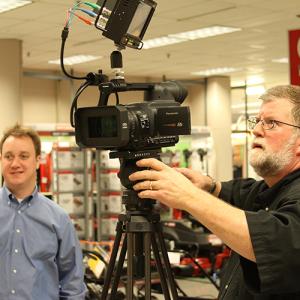 Shooting instore scenes for Sears Training Videos