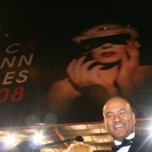 Juan Escobedo at Cannes for his short Soy Soldado