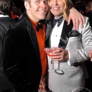 Perez Hilton and Steven Cojocaru at event of The 82nd Annual Academy Awards (2010)