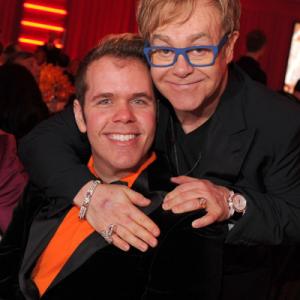 Elton John and Perez Hilton at event of The 82nd Annual Academy Awards 2010
