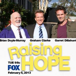 Brian DoyleMurray Graham Clarke Garret Dillahunt from ep 316 of Raising Hope