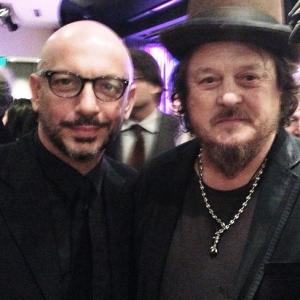 Film director writer Gianfranco Serraino and Zucchero Grammy Museum Concert Hall Los Angeles 2212013