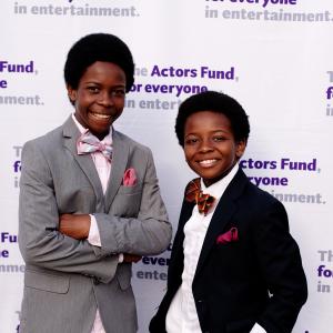 Dante Brown and Dusan Brown at the Ten Year Celebration for The Actors Fund, Looking Ahead Program.