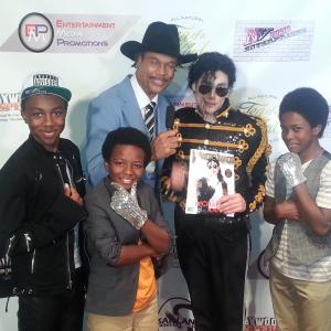 Dante Brown Dusan Brown Sonari Jo at Michael Jackson Tribute 2013