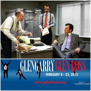 Rob Donohoe as Shelly Levene GLENGARRY GLEN ROSS with Cliff Burgess and Peter Allas The Maltz Jupiter Theatre 2015