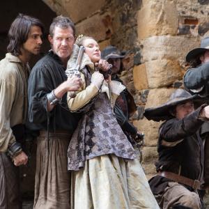 Still of Jason Flemyng Luke Pasqualino and Alexandra Dowling in The Musketeers 2014