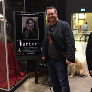 DK Johnston at the premiere of The Darkness at the 2013 Beverly Hills Film Festival