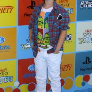 ROBBIE TUCKER ON CARPET AT CARTOON NETWORK SPONSORED VARIETY POWER OF YOUTH EVENT PARAMOUNT STUDIOS 2012 HOLLYWOOD CA