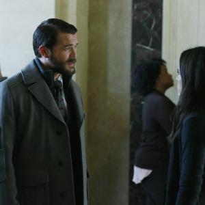 Still of Karla Souza and Charlie Weber in How to Get Away with Murder (2014)