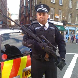 Actor Robby Haynes  Armed Response Officer  Weapons Trained