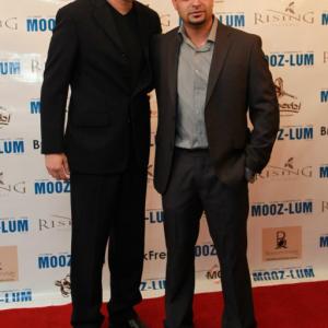 Drew Pearson and Ronnie S Riskalla at event of the Official Australian premiere of Moozlum at HOYTS