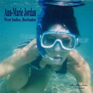 Ann-Marie Jordan in water of Barbados.