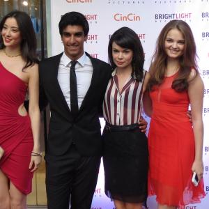 Madi Ross Dejean Loyola Jordana Largy and Laine MacNeil at Brightlight Pictures VIFF Party at CinCin